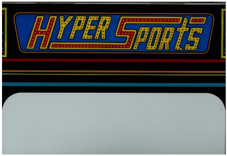 Hyper Sports monitor glass, marque